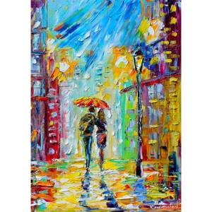 Puzzle Rainy Romance in the City Papier - 24 x 5 x 34 cm