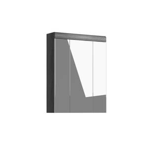 Spiegelschrank Korpus Rauchsilber Grau - Holzwerkstoff - 60 x 79 x 18 cm
