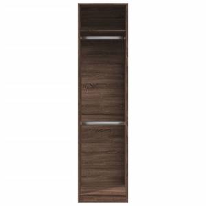 Kleiderschrank 298537-5 Dunkelbraun - Breite: 50 cm