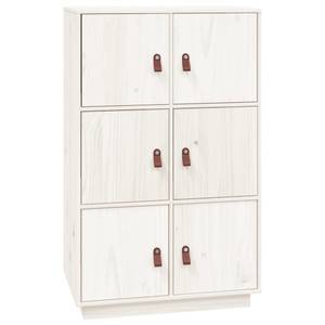 Highboard DE8723 Weiß - Massivholz - 40 x 109 x 67 cm