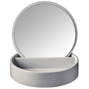 Jewellery Box, Cool Grey Grau - Holzwerkstoff - Kunststoff - 20 x 5 x 20 cm