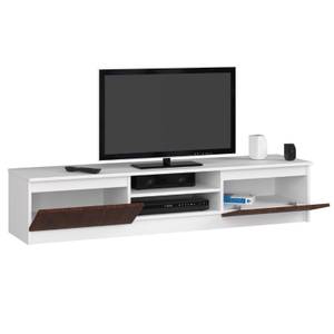 TV-Schrank K160 2T 1S CLP Wenge Dekor - Weiß