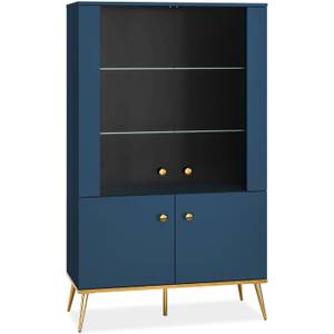 Vitrinenschrank ARICIA Marineblau