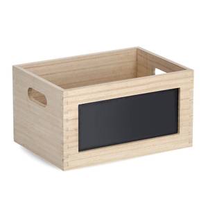 Organizer aus Holz Beige - Massivholz - 20 x 15 x 28 cm