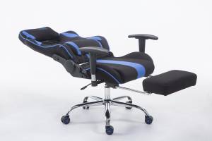 Chaise de bureau Limit Noir - Bleu