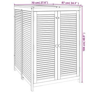 Gartenbox 3028503 Breite: 70 cm