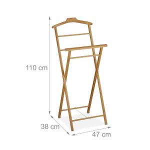 Stummer Diener Bambus Braun - Bambus - 47 x 110 x 38 cm