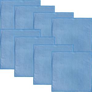 Microfasertuch 8er-Pack 164445 Blau - Textil - 40 x 1 x 40 cm