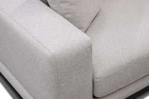 Sofa 3-Sitzer XL Mediolane Hellgrau