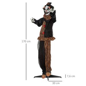 Halloween Deko Horror-Clown 844-511V00MX Textil - 20 x 170 x 120 cm