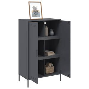 Highboard DE3852 Grau - Metall - 39 x 113 x 68 cm