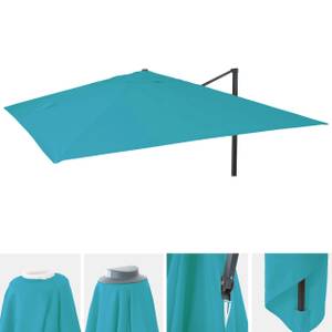 Toile rechange pour parasol A96 3x3m Turquoise