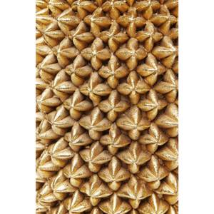 Deko Vase Pineapple Gold - Kunststoff - 25 x 50 x 25 cm