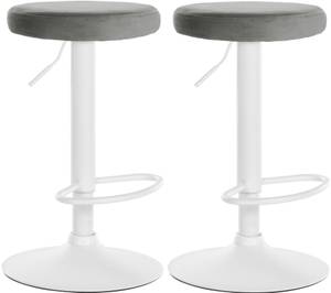 Barhocker Ponte 2er Set Grau