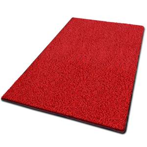 Shaggy-Teppich Prestige Rot - Kunststoff - 240 x 3 x 400 cm