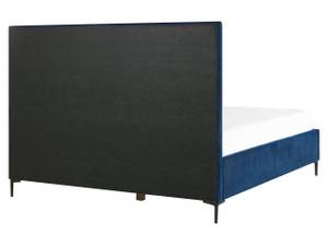 Doppelbett SEZANNE Schwarz - Blau - Marineblau