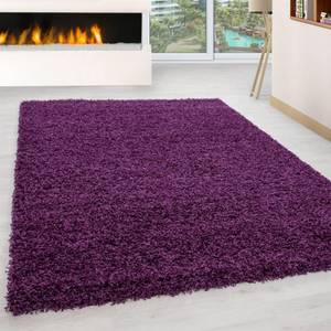 Hochflor Teppich - Laura - rechteckig Violett - 140 x 200 cm