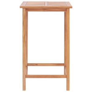 Bistro-Set-k340 ( 3-tlg ) Braun - Massivholz