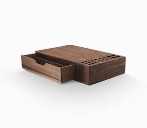 Stifte Organizer Reka Braun - Massivholz - Holzart/Dekor - 28 x 6 x 17 cm