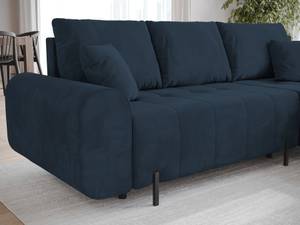 Ecksofa mit Schlaffunktion Arco Marineblau