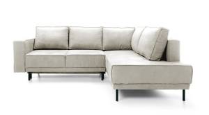 Ecksofa Rodario Beige - Massivholz - Holz teilmassiv