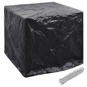 Housse de meuble (lot de 2) 299460-2 Noir - Métal - Matière plastique - 100 x 120 x 116 cm