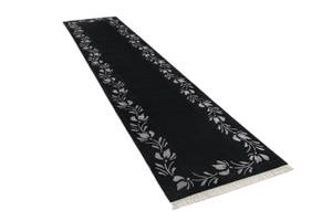 Tapis de passage Darya DLXXXI Noir - Textile - 81 x 1 x 404 cm