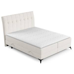 Boxspringbett Sauiti Ecru - Breite: 180 cm