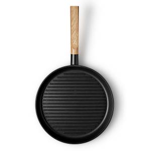 Grillpfanne Nordic Kitchen Braun - Holzwerkstoff - Holz teilmassiv - 2 x 11 x 28 cm