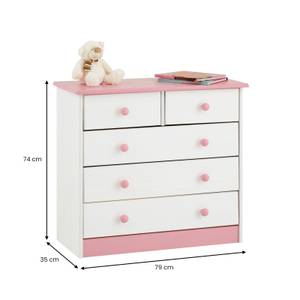 Commode RONDO Rose clair