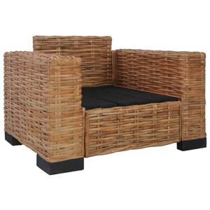 Sofa(2er Set) 298259-2 Braun - Rattan - Massivholz - Holzart/Dekor - 195 x 67 x 80 cm