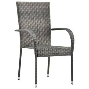 Chaise de salle à manger (lot de 2) Gris