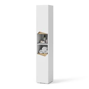 Badschrank Marelle 40826 Eiche Sand Dekor - Weiß