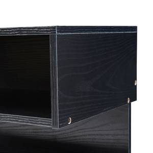 Étagère murale Gauldal Noir - Bois manufacturé - 30 x 32 x 57 cm