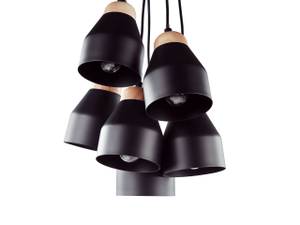 Lampe suspension CESTOS Noir - Marron - Métal - 12 x 68 x 12 cm