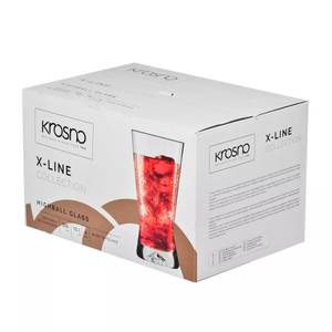 X-Line Verres à boissons Verre - 9 x 15 x 9 cm