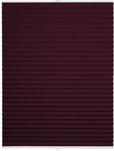 Plissee Klemmfix Blickdicht ohne Bohren Bordeaux - 55 x 130 cm