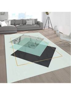 3D Teppich Grün - Textil - 160 x 6 x 230 cm