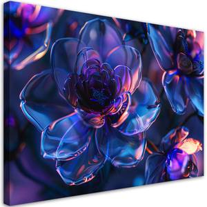 KUNSTDRUCK Neon Prism Blossoms 6 60 x 40 cm