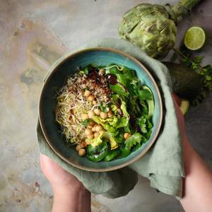 Kommen Poke Bowls Blau