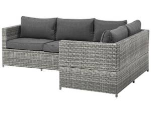 Lounge Set AVOLA 2-tlg Grau - Polyrattan - 212 x 77 x 144 cm