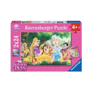 Puzzle Palasttiere 2x24 Teile Papier - 20 x 4 x 28 cm