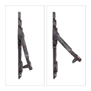 2x heurtoirs de porte antiquité en fonte Marron - Métal - 10 x 18 x 4 cm