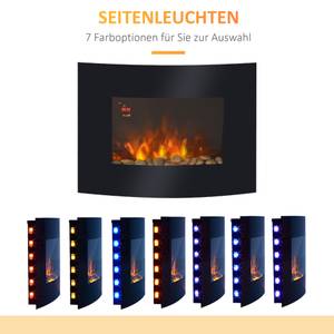 LED Elektrokamin 820-053 Braun - Metall - 12 x 52 x 65 cm