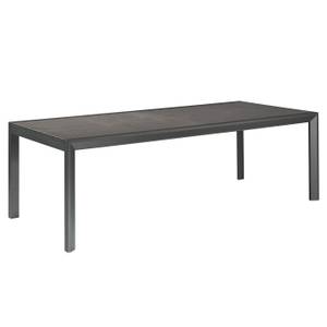 Table de jardin à rallonge Lippi Gris - Largeur : 270 cm