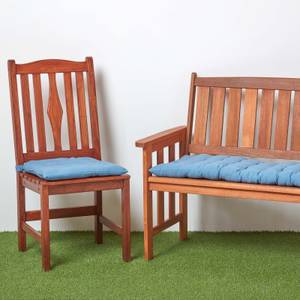 Sitzkissen für Bänke und Gartenbänke Hellblau - 48 x 143 cm