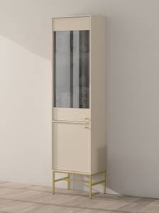 Glasvitrine Tonkin Beige