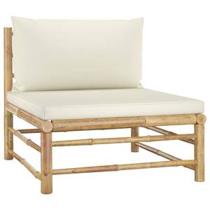 Garten-Lounge-Set (2-teilig) 3007512-2 Weiß - Bambus - 65 x 60 x 70 cm