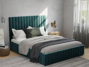 Bett mit Bettkasten LARALI Blau