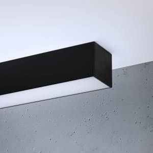 Deckenleuchte Pinne 4000K Schwarz - Tiefe: 67 cm